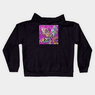 Time to Bloom - an Ahahata Codes infused intuitive painting Kids Hoodie